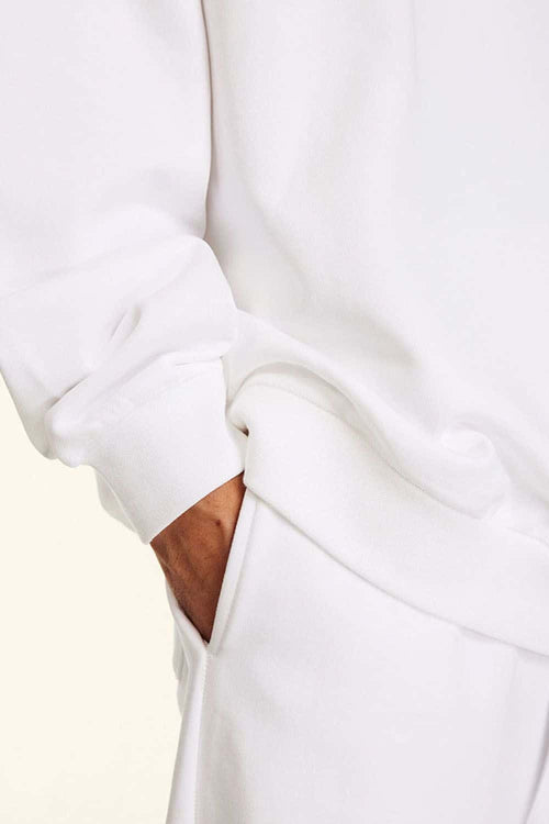 Ultra-Heavyweight Drop-Shoulder Sweatshirt - Teeth White