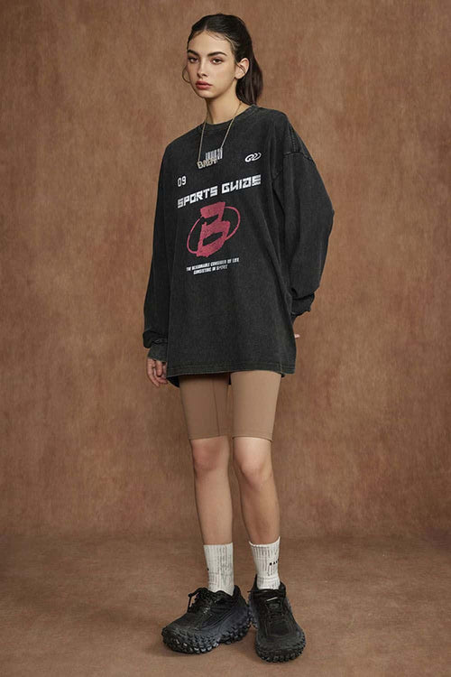 Vintage Wash Heavyweight Long-Sleeve Tee - Fried Snowflakes