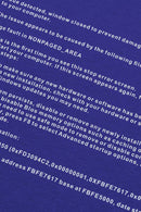Cool-Touch Quick-Drying Graphic T-Shirt in Blue - product detail close-up