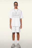 Cool-Touch Quick-Drying Graphic T-Shirt in Teeth White - front product view