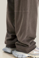 Heavyweight Washed Sweatpants - Coffee