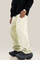 Heavyweight Washed Sweatpants - Gray Apricot