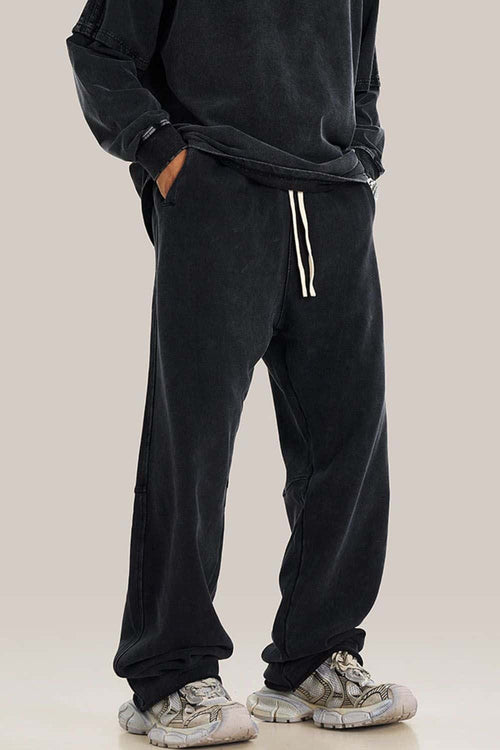 Heavyweight Washed Sweatpants - Fried Snowflakes