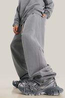 Heavyweight Washed Sweatpants - Medium Gray