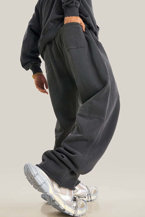 Heavyweight Washed Sweatpants - Dark Gray