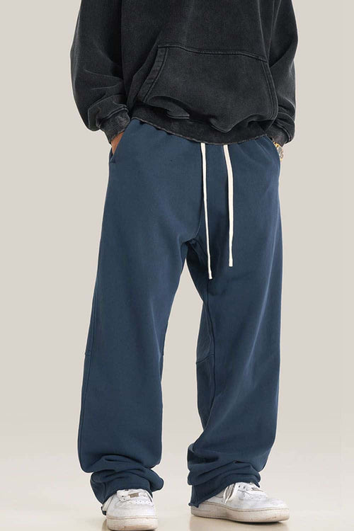 Heavyweight Washed Sweatpants - Royal Blue