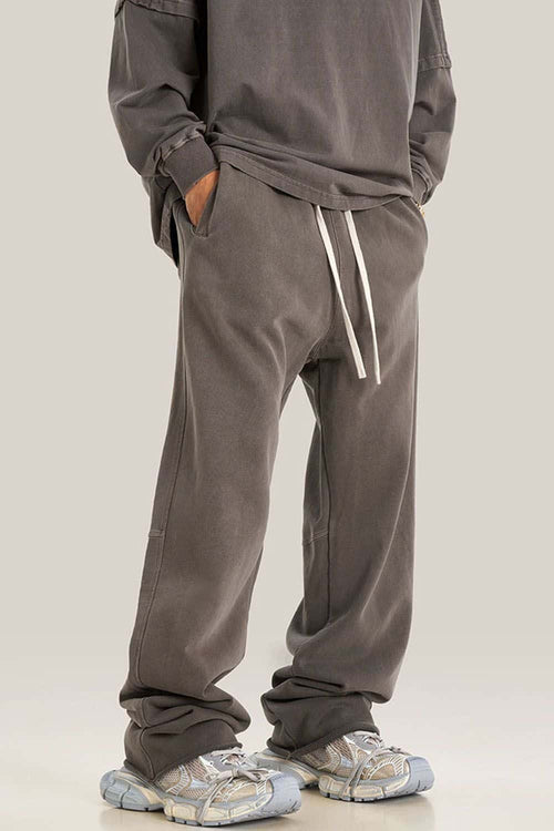 Heavyweight Washed Sweatpants - Coffee