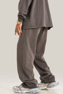 Heavyweight Washed Sweatpants - Coffee