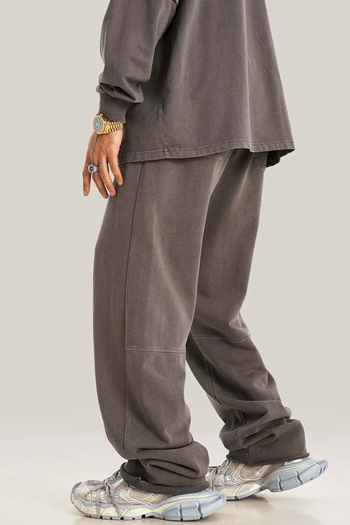 Heavyweight Washed Sweatpants - Coffee