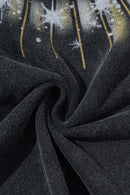 Vintage Washed Graphic Cotton Tee - Slate Black