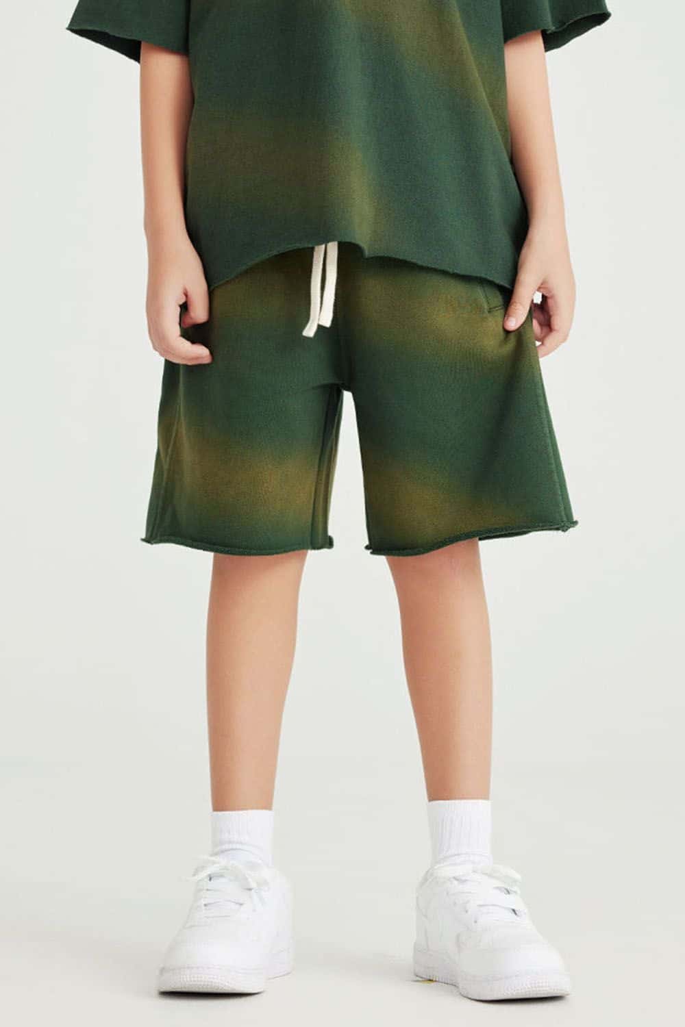 Kids' Casual Washed Sports Shorts