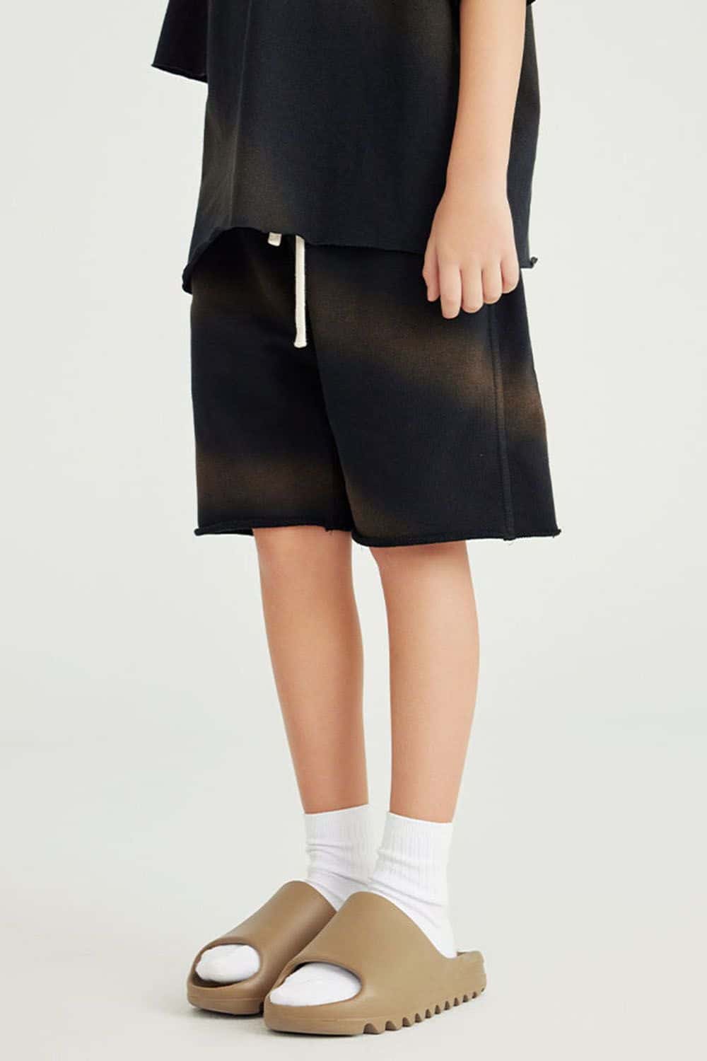 Kids' Casual Washed Sports Shorts