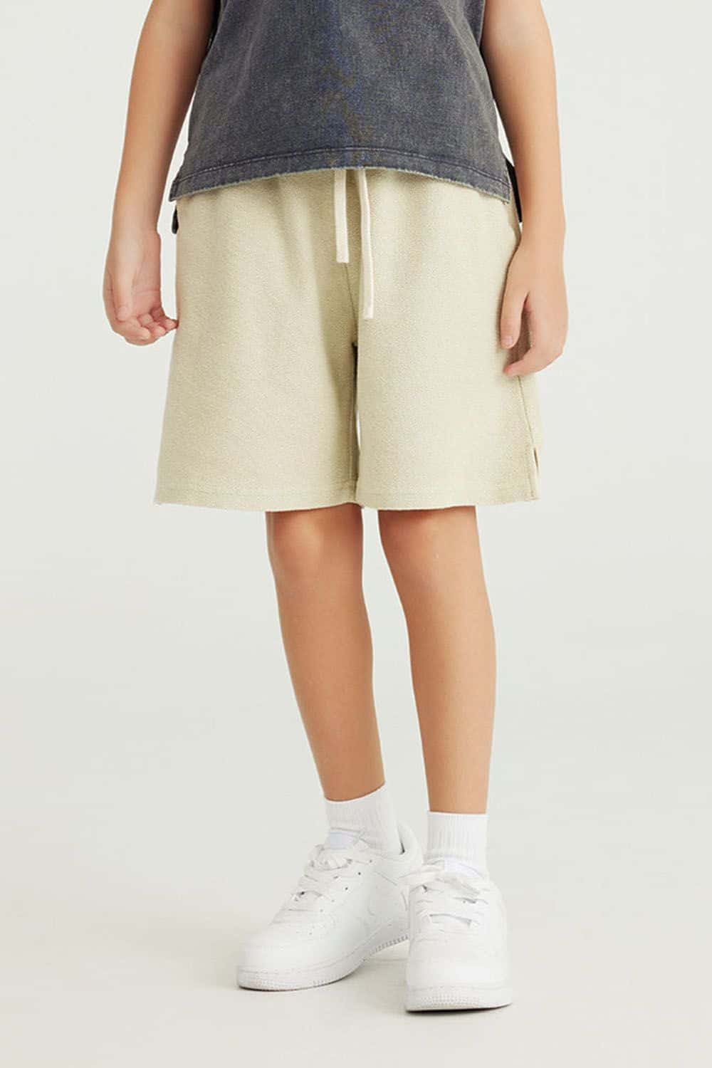 Kids' High Street Washed Split-Hem Shorts