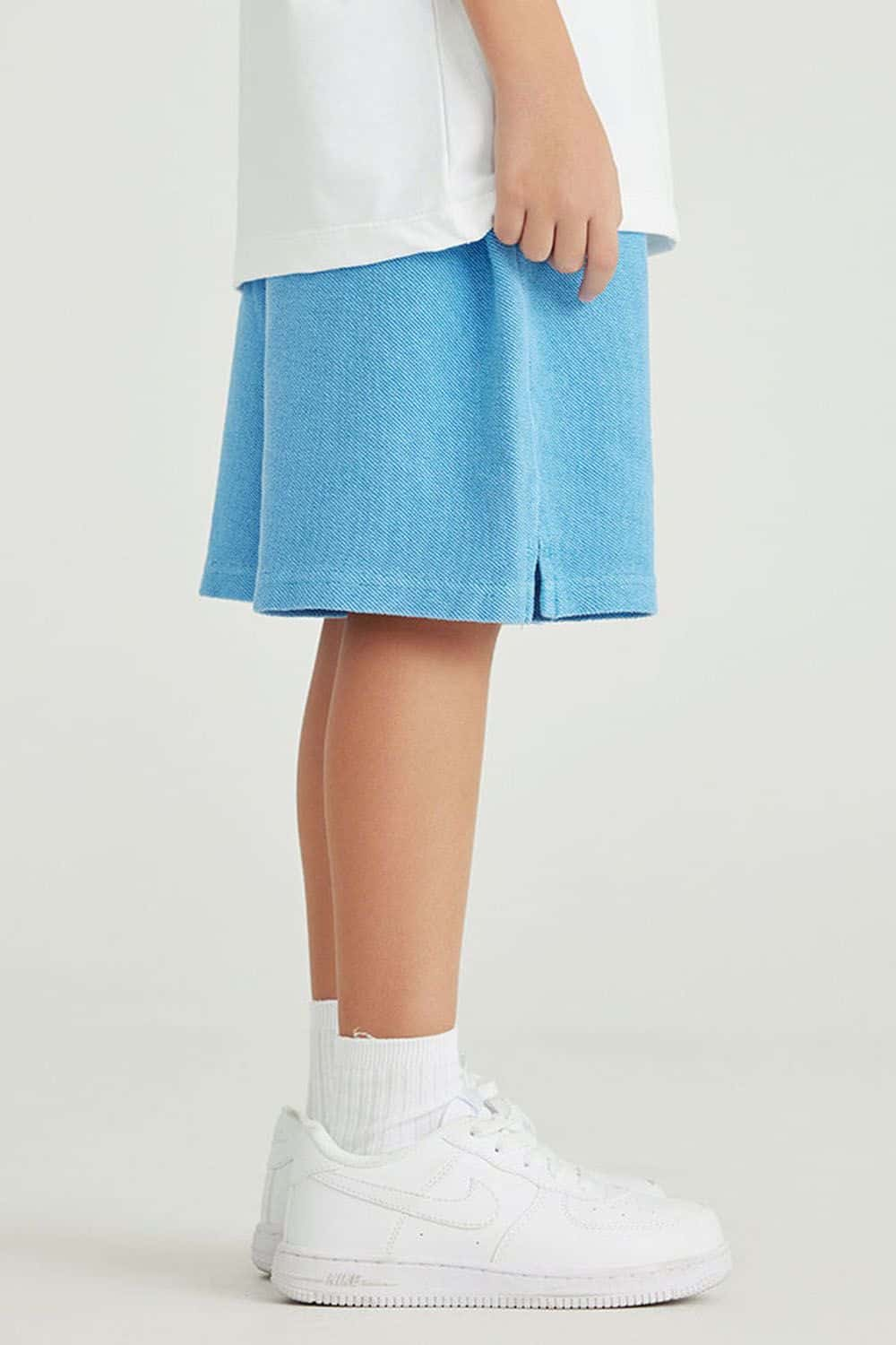 Kids' High Street Washed Split-Hem Shorts