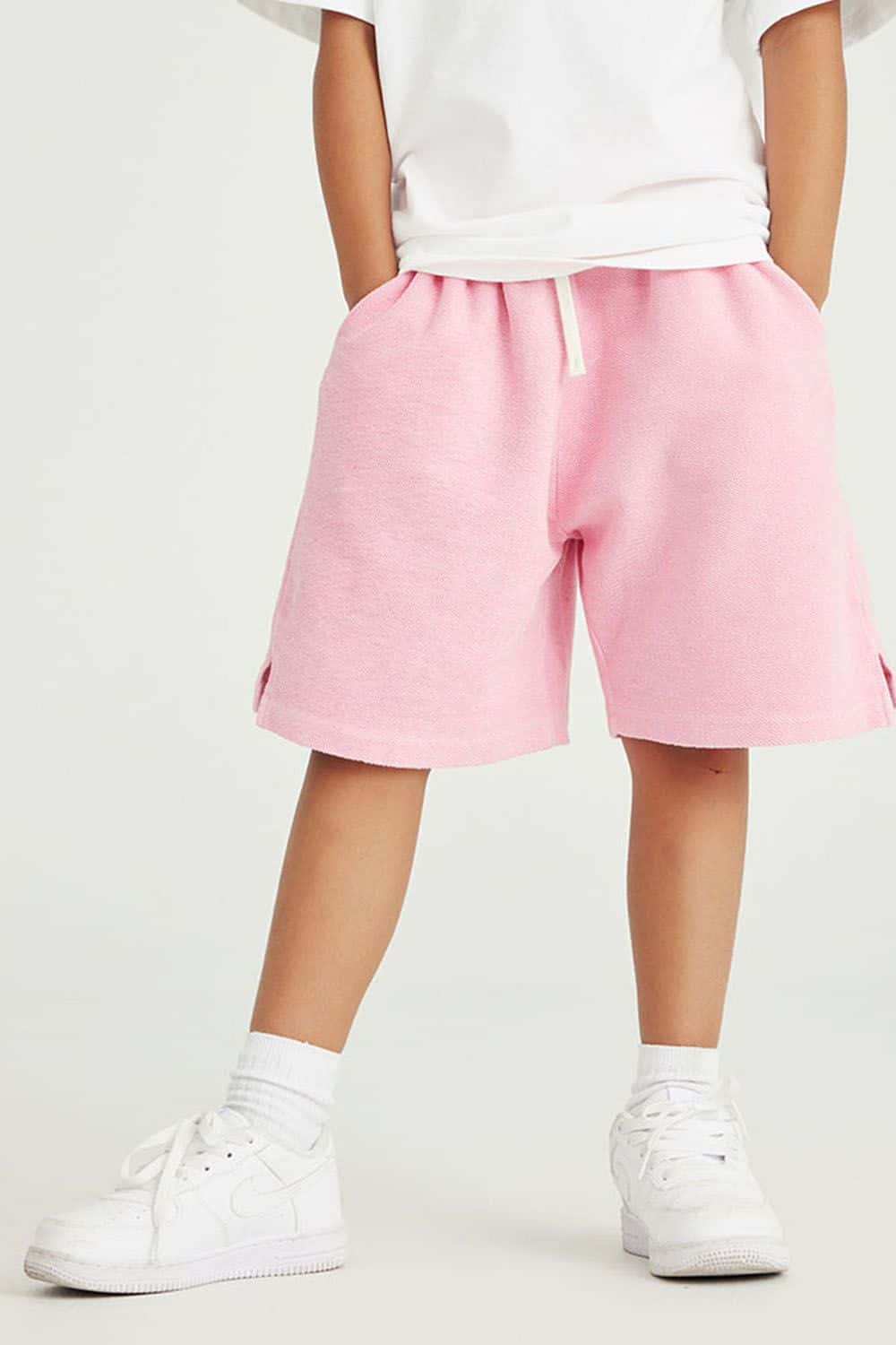 Kids' High Street Washed Split-Hem Shorts