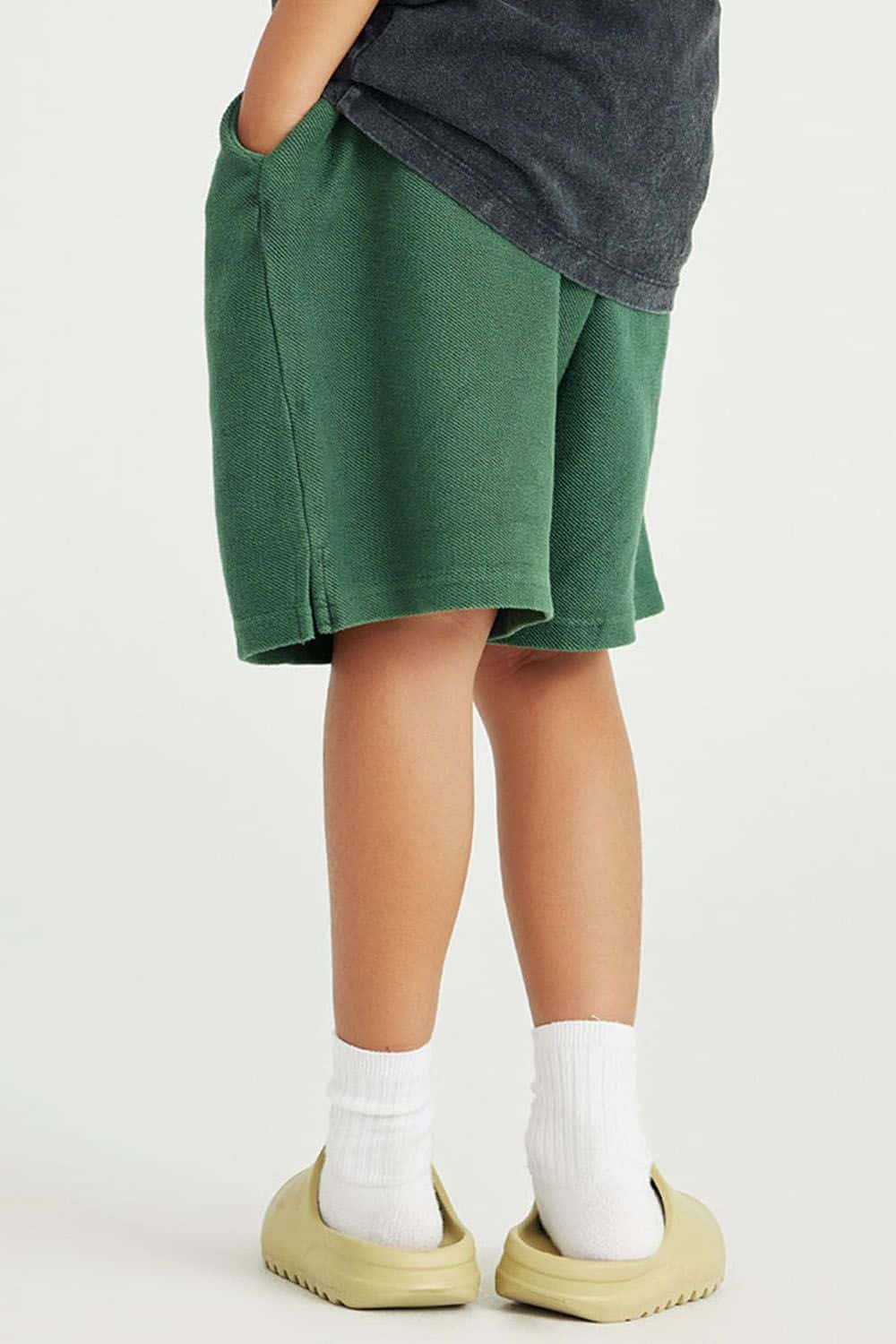 Kids' High Street Washed Split-Hem Shorts