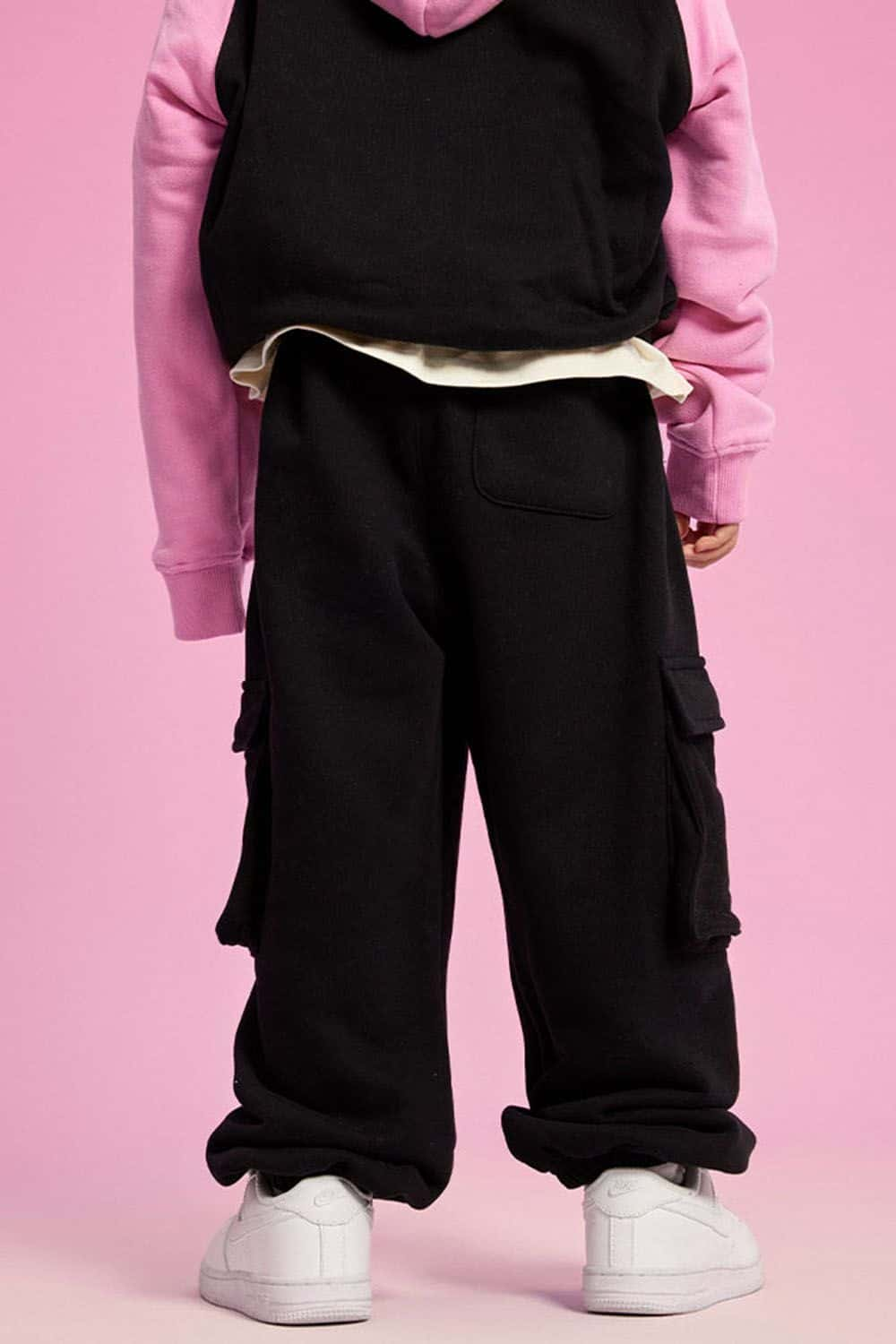 Kids' Thick Fleece-Lined Multi-Pocket Cargo Pants