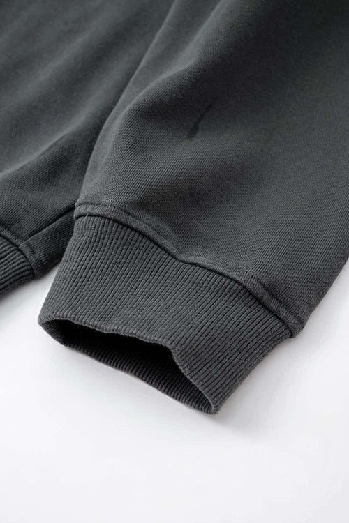 Heavyweight Fleece Graphic Crewneck - Dirty Gray