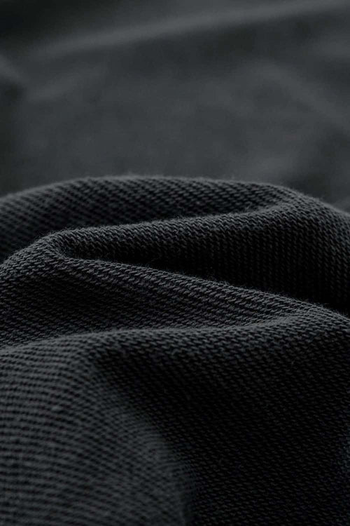 Heavyweight Fleece Graphic Crewneck - Black