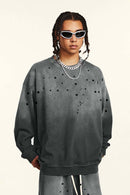 Heavyweight Fleece Graphic Crewneck - Dirty Gray