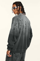 Heavyweight Fleece Graphic Crewneck - Dirty Gray