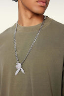 Relaxed Washed Cotton Tee - Camel