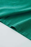 Relaxed Washed Cotton Tee - Green