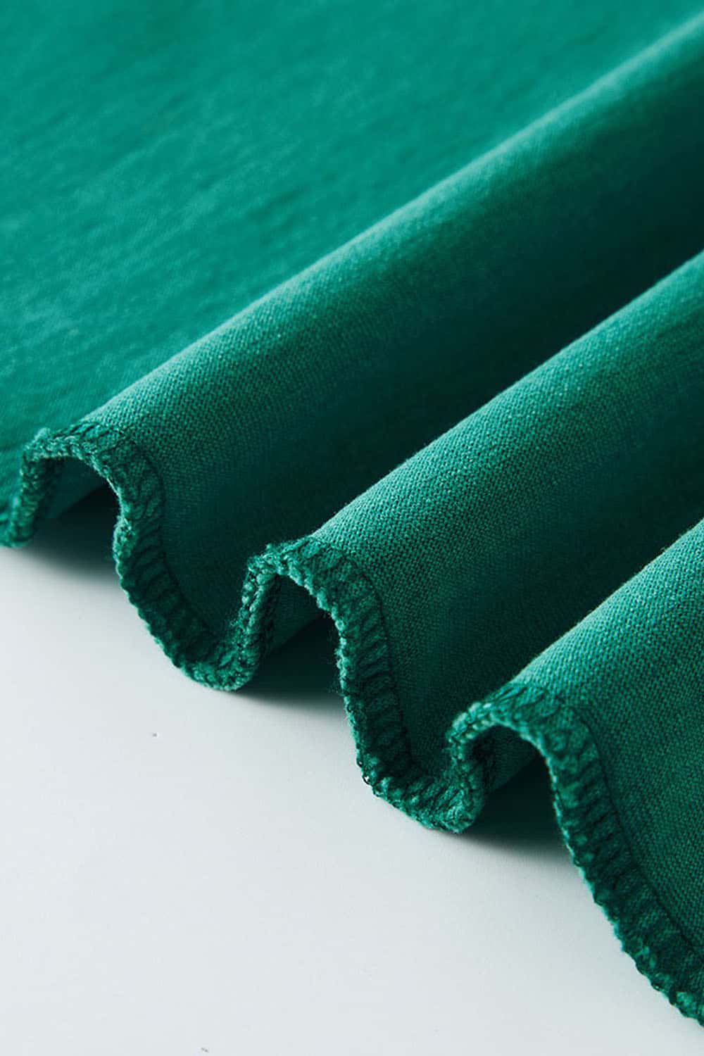 Relaxed Washed Cotton Tee - Green