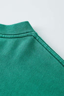 Relaxed Washed Cotton Tee - Green