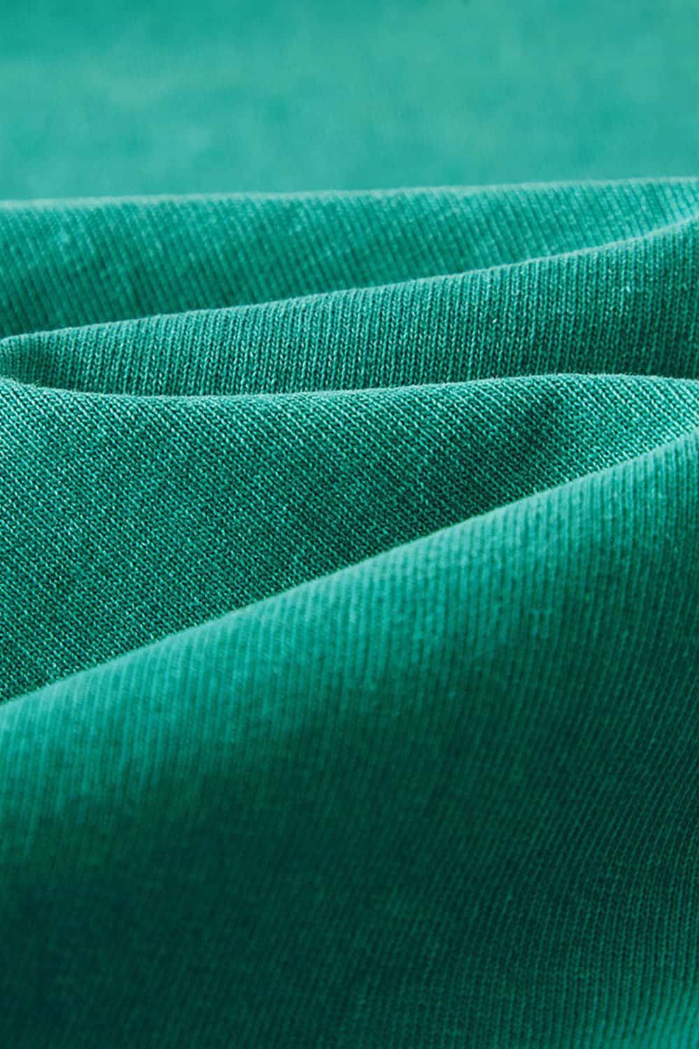Relaxed Washed Cotton Tee - Green