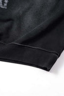 Wax-Dyed Vintage Crewneck - Black