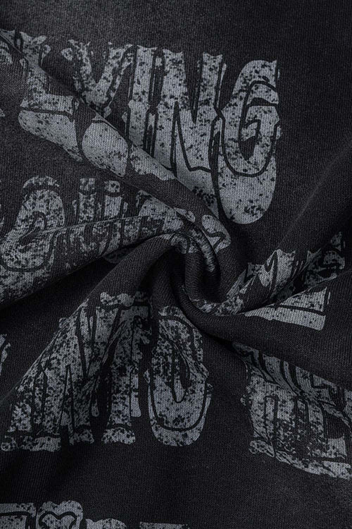 Wax-Dyed Vintage Crewneck - Black