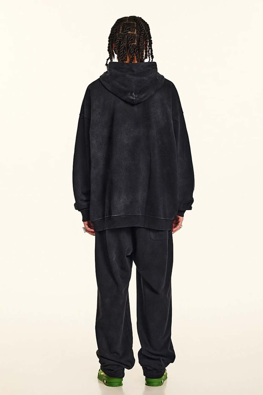 Vintage-Inspired Oversized Hoodie - Post-Apocalyptic Streetwear in a Comfortable Fit