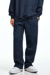 Heavyweight Essential Straight-Leg Sweatpants - Midnight Blue