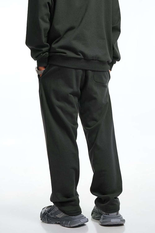 Heavyweight Essential Straight-Leg Sweatpants - Charcoal