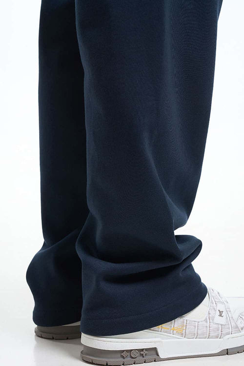 Heavyweight Essential Straight-Leg Sweatpants - Midnight Blue