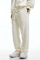 Heavyweight Essential Straight-Leg Sweatpants - Milky White