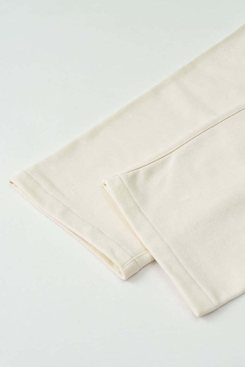 Heavyweight Essential Straight-Leg Sweatpants - Milky White