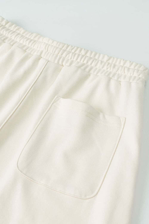 Heavyweight Essential Straight-Leg Sweatpants - Milky White