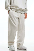 Heavyweight Essential Straight-Leg Sweatpants - Oat Gray