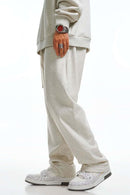Heavyweight Essential Straight-Leg Sweatpants - Oat Gray