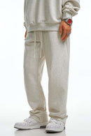 Heavyweight Essential Straight-Leg Sweatpants - Oat Gray