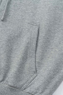 Heavyweight Vintage Zip-Up Hoodie - Flower Gray