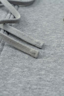 Heavyweight Vintage Zip-Up Hoodie - Flower Gray