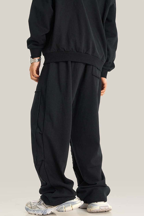 Men's Vintage Washed Fleece Sweatpants - Fried Snowflakes