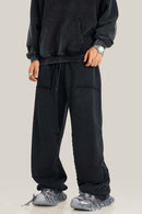 Men's Vintage Washed Fleece Sweatpants - Fried Snowflakes