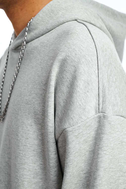 Essential Solid Pullover Hoodie - Flower Gray