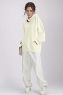 Essential Solid Pullover Hoodie - Milky White