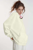 Essential Solid Pullover Hoodie - Milky White