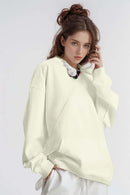 Essential Solid Pullover Hoodie - Milky White